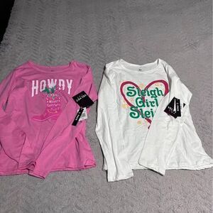 New Bundle Christmas Long Sleeve Tee Top Size 14/16